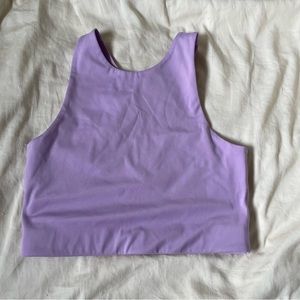 medium girlfriend collective dylan bra lilac